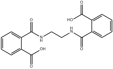 2,2'-[1,2-ethanediylbis(iminocarbonyl)]bisbenzoic acid 结构式