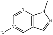 1H-Pyrazolo[3,4-d]pyrimidine, 1-methyl-, 5-oxide (9CI) 结构式