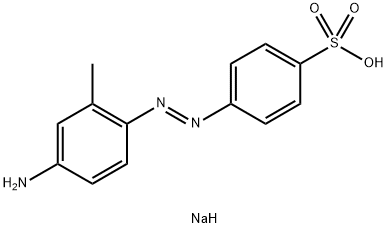 sodium p-[(4-amino-o-tolyl)azo]benzenesulphonate 结构式