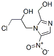 α-（氯甲基）-2-羟甲基-5-硝基咪唑-1-乙醇 结构式