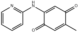 2,5-Cyclohexadiene-1,4-dione, 2-methyl-5-(2-pyridinylamino)- (9CI) 结构式
