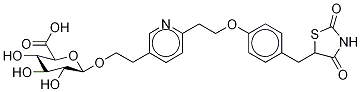 Hydroxy Pioglitazone (M-VII) β-D-Glucuronide 结构式