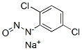 2,5-二氯苯基-N-亚硝基酰胺钠 结构式