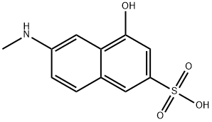 4-羟基-6-甲胺基-2-萘磺酸 结构式