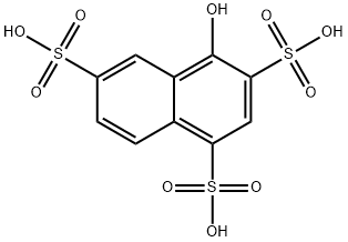 4-hydroxynaphthalene-1,3,6-trisulfonic acid 结构式