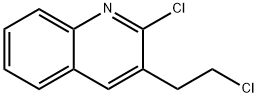 2-CHLORO-3-(2-CHLOROETHYL)QUINOLINE 结构式