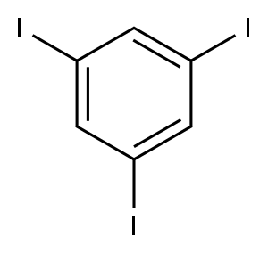 1,3,5-三碘苯 结构式