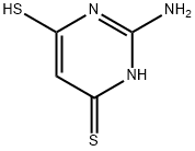 2-Amino-4,6-dimercaptopyrimidine 结构式