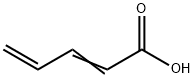 2,4-戊二烯酸 结构式
