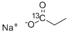 丙酸钠-1-13C 结构式