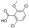 3,6-dichloro-2-methoxy-benzoic acid 结构式