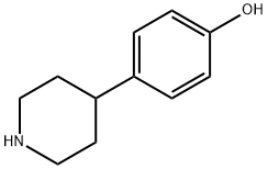 4-(4-羟基苯基)哌啶 结构式