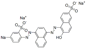 酸性紫 R 结构式