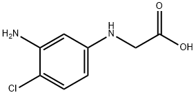 N-(3-amino-4-chlorophenyl)glycine 结构式