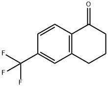 6-三氟甲基-3,4-二氢-1H-2-萘酮 结构式