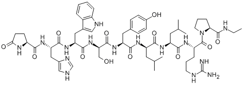 亮丙瑞林杂质A 结构式