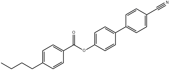 4'-丁基苯甲酸 4-氰基联苯酯 结构式