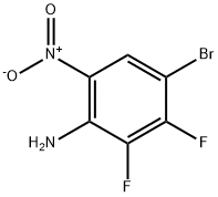 4-BroMo-2,3-difluoro-6-nitroaniline 结构式