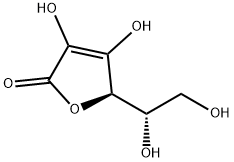 抗坏血酸(维生素C) 结构式