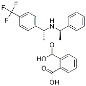 (R)-1-苯基-N - ((R)-1-(4-(三氟甲基)苯基)乙基)邻苯二甲酸乙胺 结构式