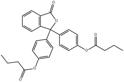 酚酞二丁酸酯 结构式