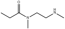 Propanamide, N-methyl-N-[2-(methylamino)ethyl]- (9CI) 结构式