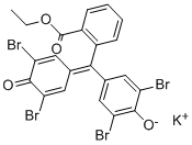 3,3,5,5-四溴酚酞乙酯钾盐 结构式