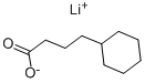 环己基丁酸锂 结构式