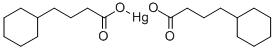 环己基丁酸汞 结构式