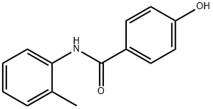 4-hydroxy-N-(2-methylphenyl)benzamide 结构式