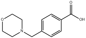4-吗啉甲基苯甲酸 结构式