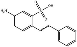 4-氨基二苯乙烯-2-磺酸 结构式