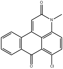 6-chloro-3-methyl-3H-naphtho[1,2,3-de]quinoline-2,7-dione 结构式
