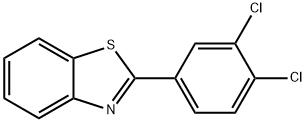 2-(3,4-Dichloro-phenyl)-benzothiazole 结构式