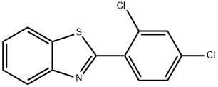 2-(2,4-Dichloro-phenyl)-benzothiazole 结构式