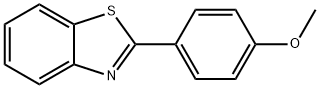 2-(4-甲氧苯基)苯并噻唑 结构式