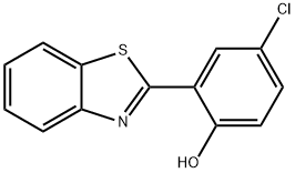 2-(2-BENZOTHIAZOLYL)-5-CHLOROPHENOL 结构式