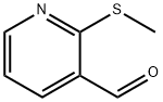 2-甲硫基吡啶-3-甲醛 结构式