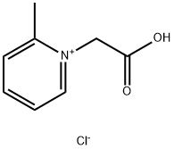 1-(羧甲基)-2-甲基吡啶鎓氯化物 结构式