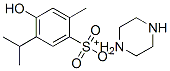 哌嗪鎓麝香草酚-6-磺酸盐 结构式