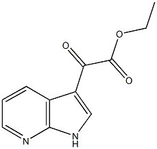 A-氧代-1H-吡咯并[2,3-B]吡啶-3-乙酸 结构式