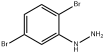 (2,5-DIBROMOPHENYL)HYDRAZINE 结构式