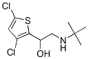 2-tert-Butylamino-1-(3,5-dichloro-2-thienyl)ethanol 结构式