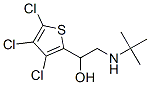 2-tert-Butylamino-1-(3,4,5-trichloro-2-thienyl)ethanol 结构式