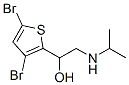1-(3,5-Dibromo-2-thienyl)-2-isopropylaminoethanol 结构式