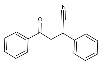 Γ-氧代-A-苯基苯丁腈 结构式
