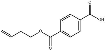 MONO-(3-BUTENYL) TEREPHTHALATE	 结构式