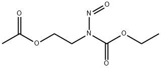 N-(2-Acetoxyethyl)-N-nitrosocarbamic acid ethyl ester 结构式