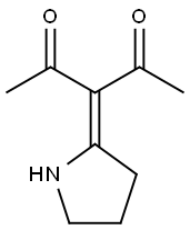 3-PYRROLIDIN-2-YLIDENE-PENTANE-2,4-DIONE 结构式