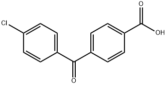 Benzoic acid, 4-(4-chlorobenzoyl)- 结构式